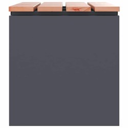 Banc de jardin Anthracite 60 x 40 x 43 cm Acier 538074538074