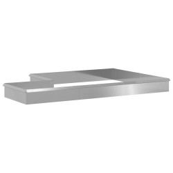Clôtures anti-limaces 16 pcs Argent Acier galvanisé 538075538075