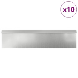 Clôtures anti-limaces 16 pcs Argent Acier galvanisé 538075538075
