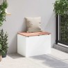 Banc de jardin Blanc 60 x 40 x 43 cm Acier 538076538076