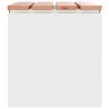 Banc de jardin Blanc 60 x 40 x 43 cm Acier 538076538076