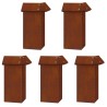Clôtures anti-limaces 16 pcs Rouillé 538077538077