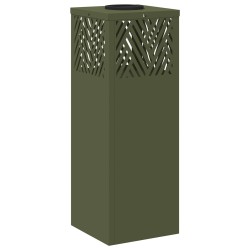 Lumière de chemin LED solaire 2 pcs Vert olive 538079538079