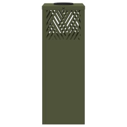 Lumière de chemin LED solaire 2 pcs Vert olive 538079538079