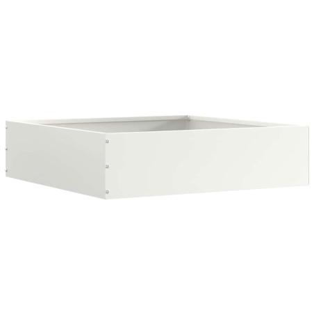 Bordure de Pelouse Blanc 50 x 50 x 13 cm Acier 538081538081