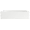 Bordure de Pelouse Blanc 50 x 50 x 13 cm Acier 538081538081