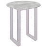 Plateau de table Gris béton Ø 80 x 1,5 cm Bois d'ingénierie 538084538084