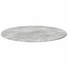 Plateau de table Gris béton Ø 80 x 1,5 cm Bois d'ingénierie 538084538084