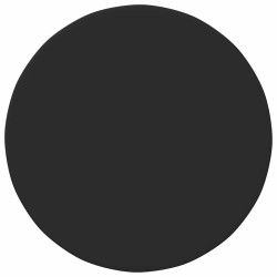 Plateau de table Noir Ø 80 x 1,5 cm Bois d'ingénierie 538087538087