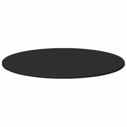 Plateau de table Noir Ø 80 x 1,5 cm Bois d'ingénierie 538087538087