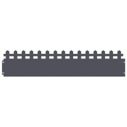 Bordures de pelouse 20 pcs Anthracite 103 x 0,05 x 22 cm Acier 538089538089