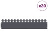 Bordures de pelouse 20 pcs Anthracite 103 x 0,05 x 22 cm Acier 538089538089