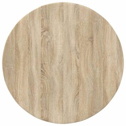 Plateau de table Chêne sonoma Ø 80 x 1,5 cm Bois d'ingénierie 538091538091