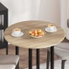Plateau de table Chêne sonoma Ø 80 x 1,5 cm Bois d'ingénierie 538091538091