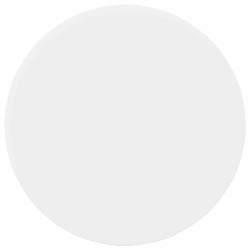 Plateau de table Blanc Ø 80 x 1,5 cm Bois d'ingénierie 538092538092