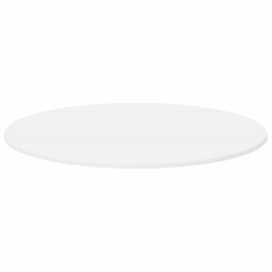 Plateau de table Blanc Ø 80 x 1,5 cm Bois d'ingénierie 538092538092