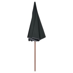 Parasol de jardin avec mât en acier 300 cm anthracite 538093538093
