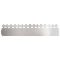 Bordures de pelouse 20 pcs Argent 103 x 0,05 x 22 cm 538094538094