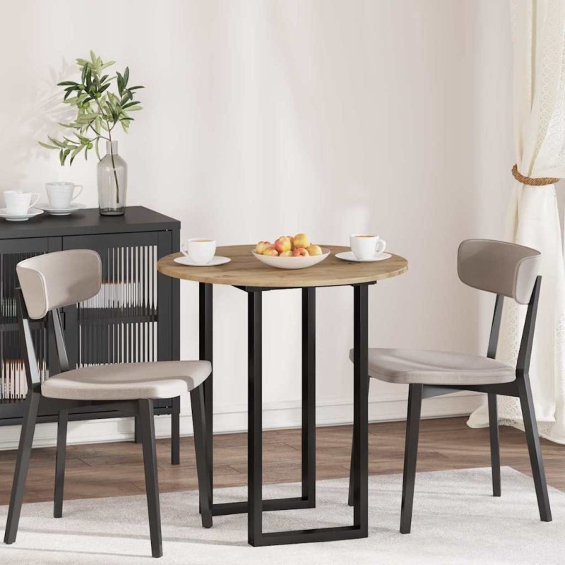 Plateau de table chêne artisanal Ø 70 x 1,5 cm 538098538098