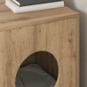 Maison pour chat Chêne artisan 42,5 x 40 x 53 cm 538105538105