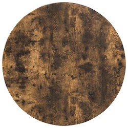 Plateau de table Chêne fumé Ø 80 x 1,5 cm Bois d'ingénierie 538107538107