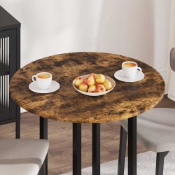 Plateau de table Chêne fumé Ø 80 x 1,5 cm Bois d'ingénierie 538107538107