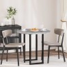 Plateau de table Sonoma gris Ø 80 x 1,5 cm Bois d'ingénierie 538108538108