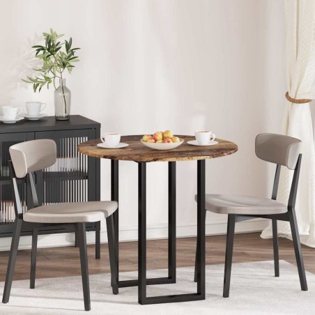 Plateau de table Bois ancien Ø 80 x 1,5 cm Bois d'ingénierie 538109538109