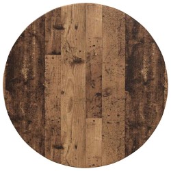 Plateau de table Bois ancien Ø 80 x 1,5 cm Bois d'ingénierie 538109538109