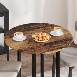 Plateau de table Bois ancien Ø 80 x 1,5 cm Bois d'ingénierie 538109538109