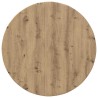 Plateau de table chêne artisanal Ø 80 x 1,5 cm 538110538110