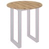 Plateau de table chêne artisanal Ø 80 x 1,5 cm 538110538110