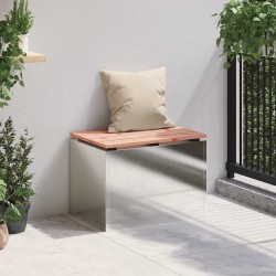 Banc de jardin Argent 60 x 40 x 43 cm Acier inoxydable 538111538111
