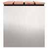 Banc de jardin Argent 60 x 40 x 43 cm Acier inoxydable 538111538111