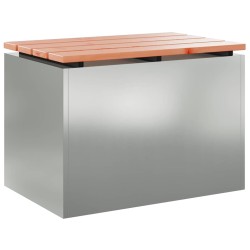 Banc de jardin Argent 60 x 40 x 43 cm Acier galvanisé 538112538112