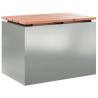 Banc de jardin Argent 60 x 40 x 43 cm Acier galvanisé 538112538112