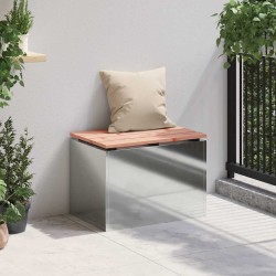 Banc de jardin Argent 60 x 40 x 43 cm Acier galvanisé 538112538112