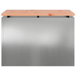 Banc de jardin Argent 60 x 40 x 43 cm Acier galvanisé 538112538112