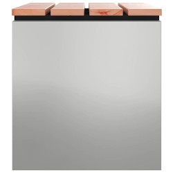 Banc de jardin Argent 60 x 40 x 43 cm Acier galvanisé 538112538112