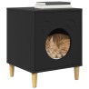 Maison pour chat Noir 42,5 x 40 x 53 cm Bois d'ingénierie 538113538113