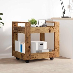 Trolley de Bureau Bois Ancien 60 x 45 x 60 cm Bois d'ingénierie 538117538117