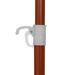 Parasol de jardin avec mât en acier 300 cm sable 538119538119