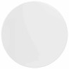 Plateau de table Blanc brillant Ø 80 x 1,5 cm Bois d'ingénierie 538127538127