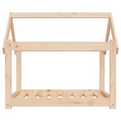 Lit pour chien 81x60x70 cm Bois de pin solide 538128538128