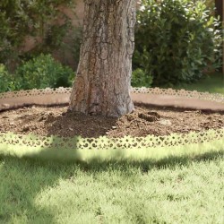 Bordures de pelouse 10 pcs Argent 103 x 0,05 x 22 cm 538131538131