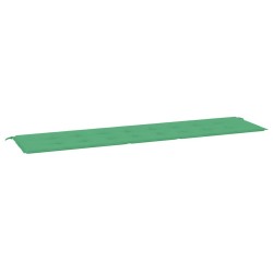 Coussin de banc de jardin vert 200x50x3 cm tissu oxford 538139538139