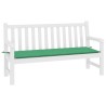 Coussin de banc de jardin vert 200x50x3 cm tissu oxford 538139538139