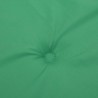 Coussin de banc de jardin vert 200x50x3 cm tissu oxford 538139538139