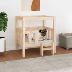 Lit pour chien 65,5x50,5x70 cm Bois de pin solide 538141538141