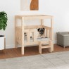Lit pour chien 65,5x50,5x70 cm Bois de pin solide 538141538141